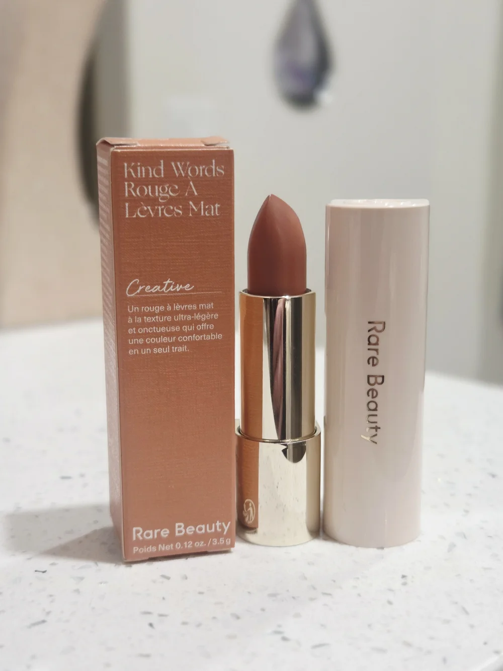 Rare Beauty Kind Words Matte Lipstick — Creative (Nude Pink)